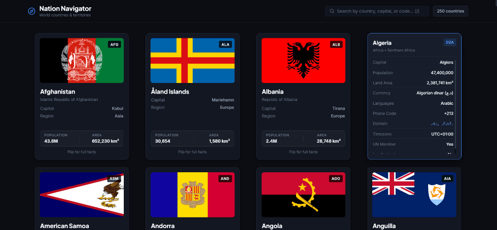 An image of the Nation Navigator project.